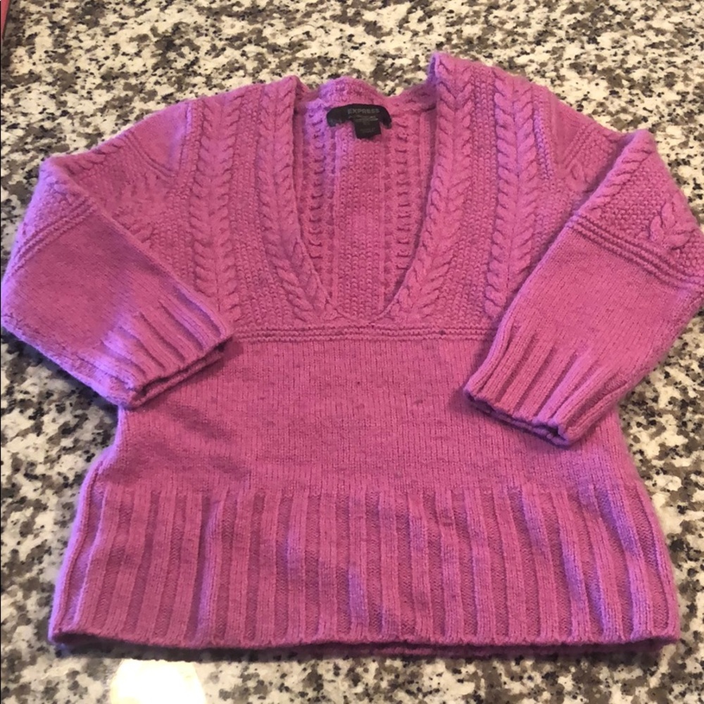 Express cropped sweater